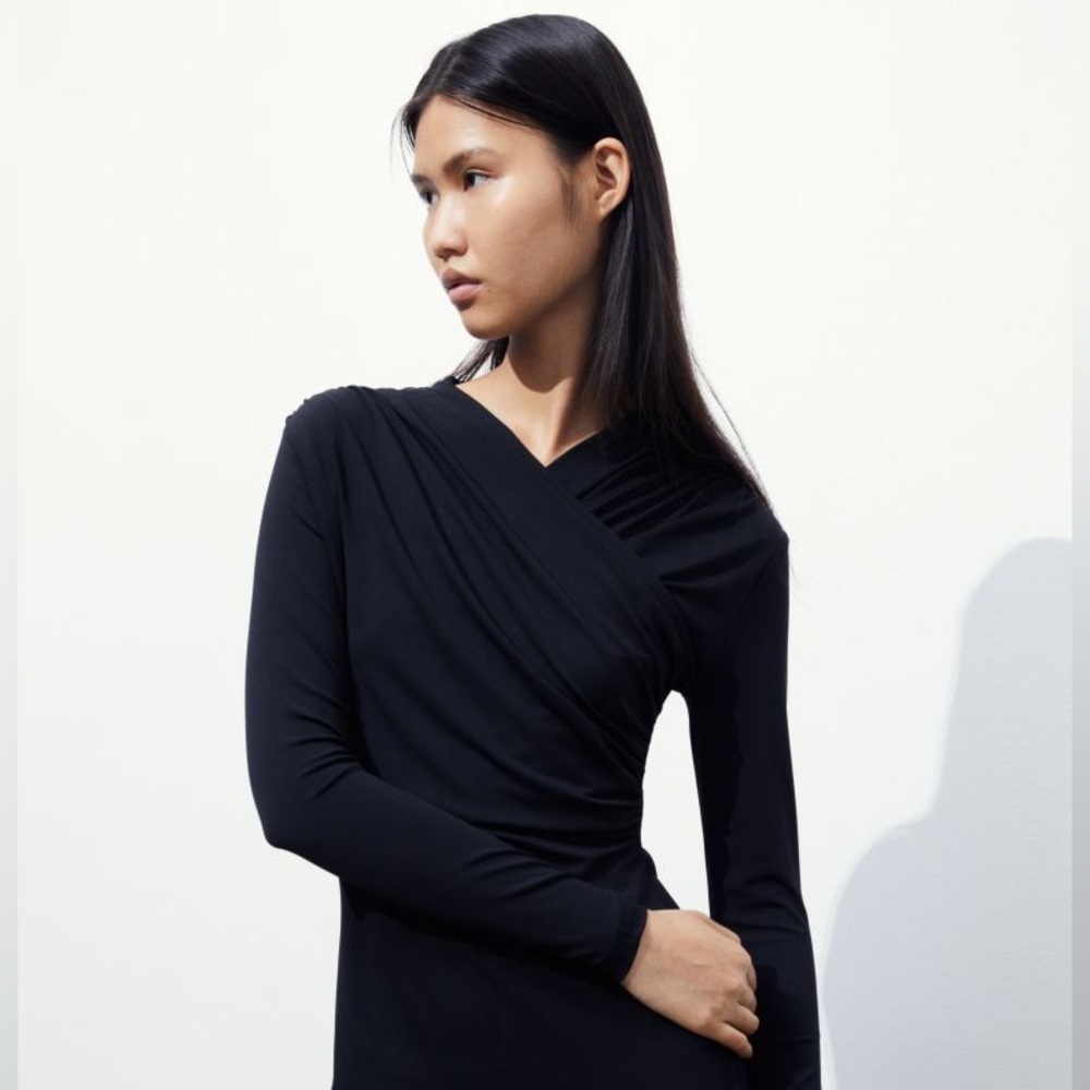 Draped Bodycon Dress